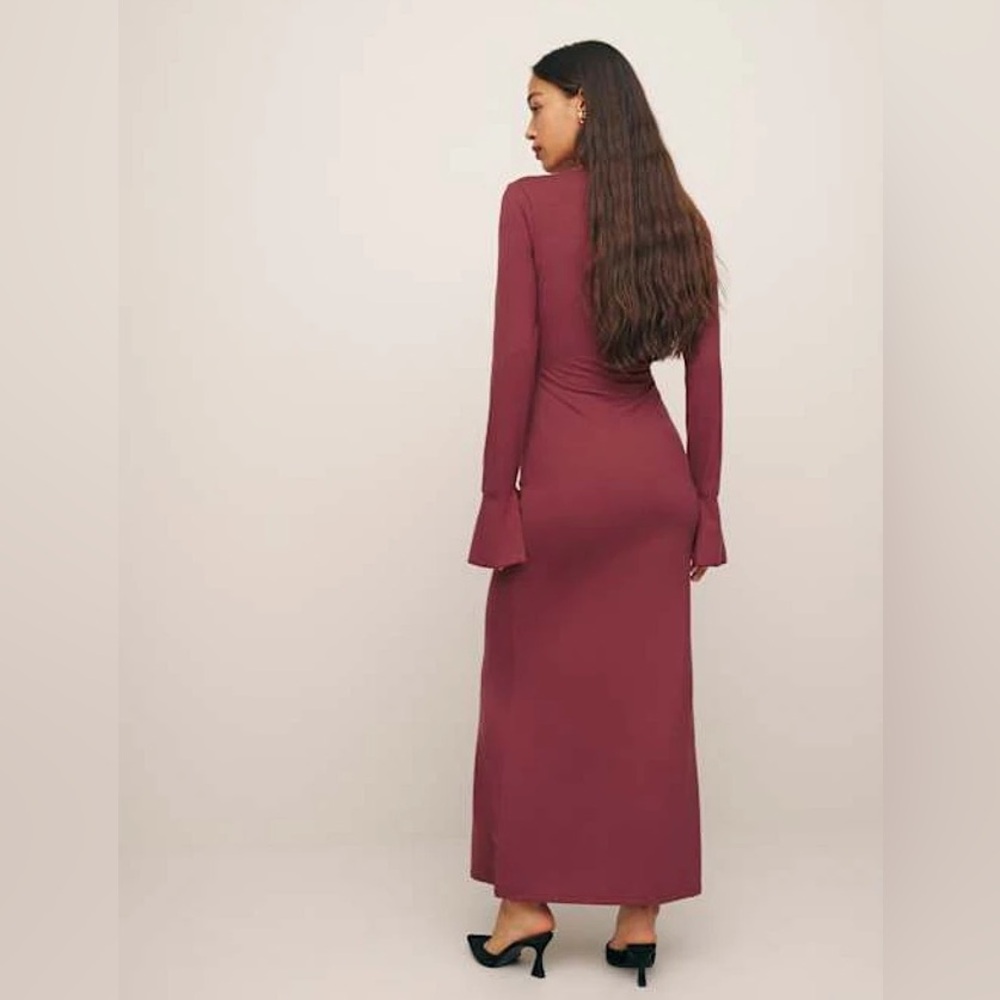 Reformation Jovie Knit Dress Size Small in Chianti - Picture 4 of 6